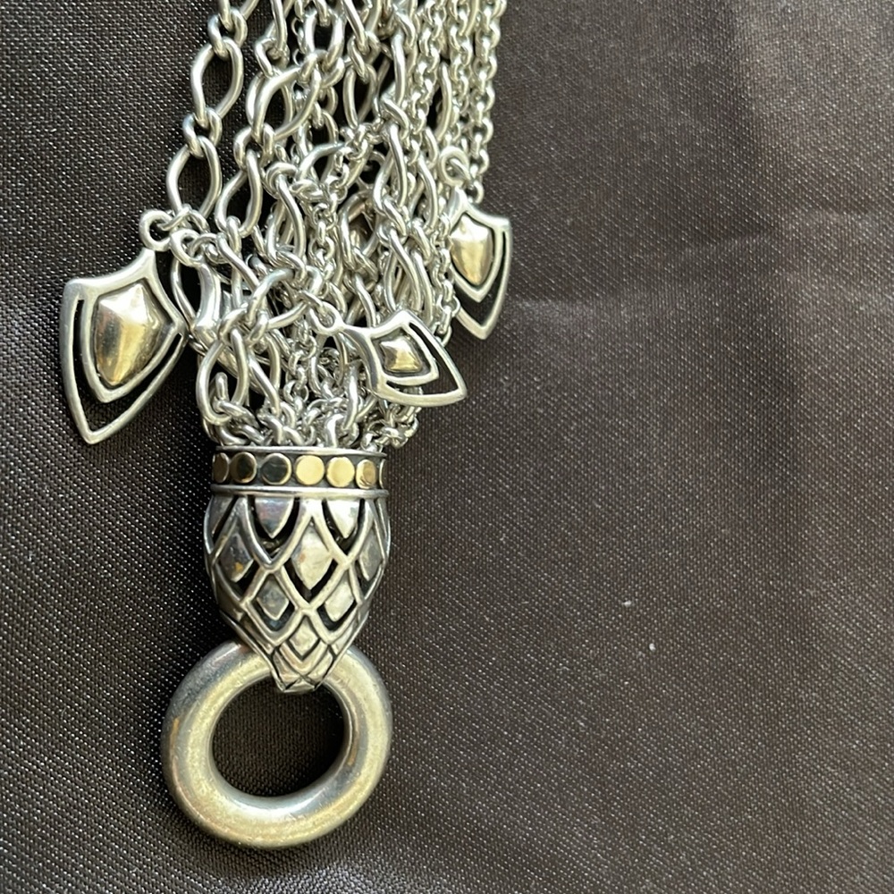 RARE John Hardy Naga Dragon 18kt
Gold and Sterling Silver Bracelet 62.2 Grams - Picture 9 of 13